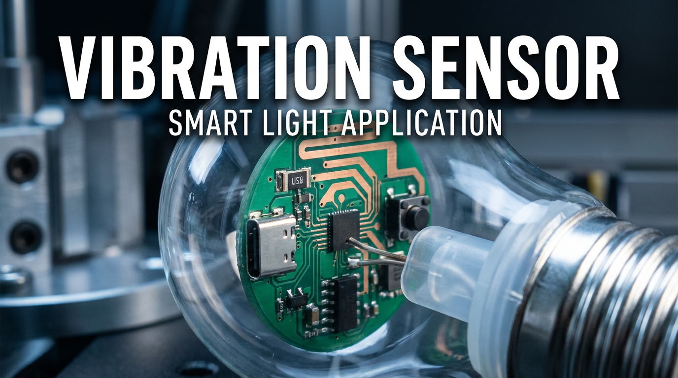 Vibration sensor on PCB