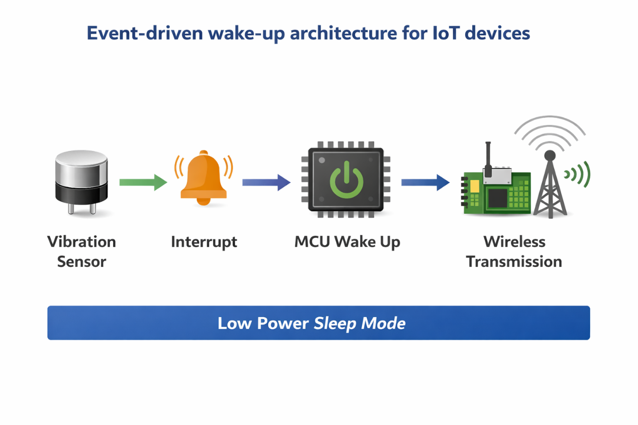 Event-driven wake-up architecture
